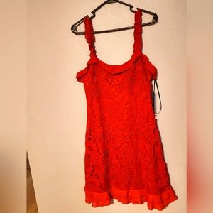 New with tags Lulu's red lace dress